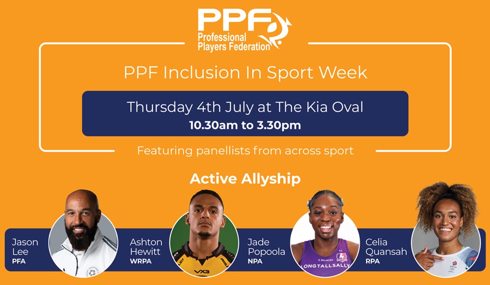 PPF - 27th June 2024 - PPF announce panellists for inaugural Inclusion In Sport Week